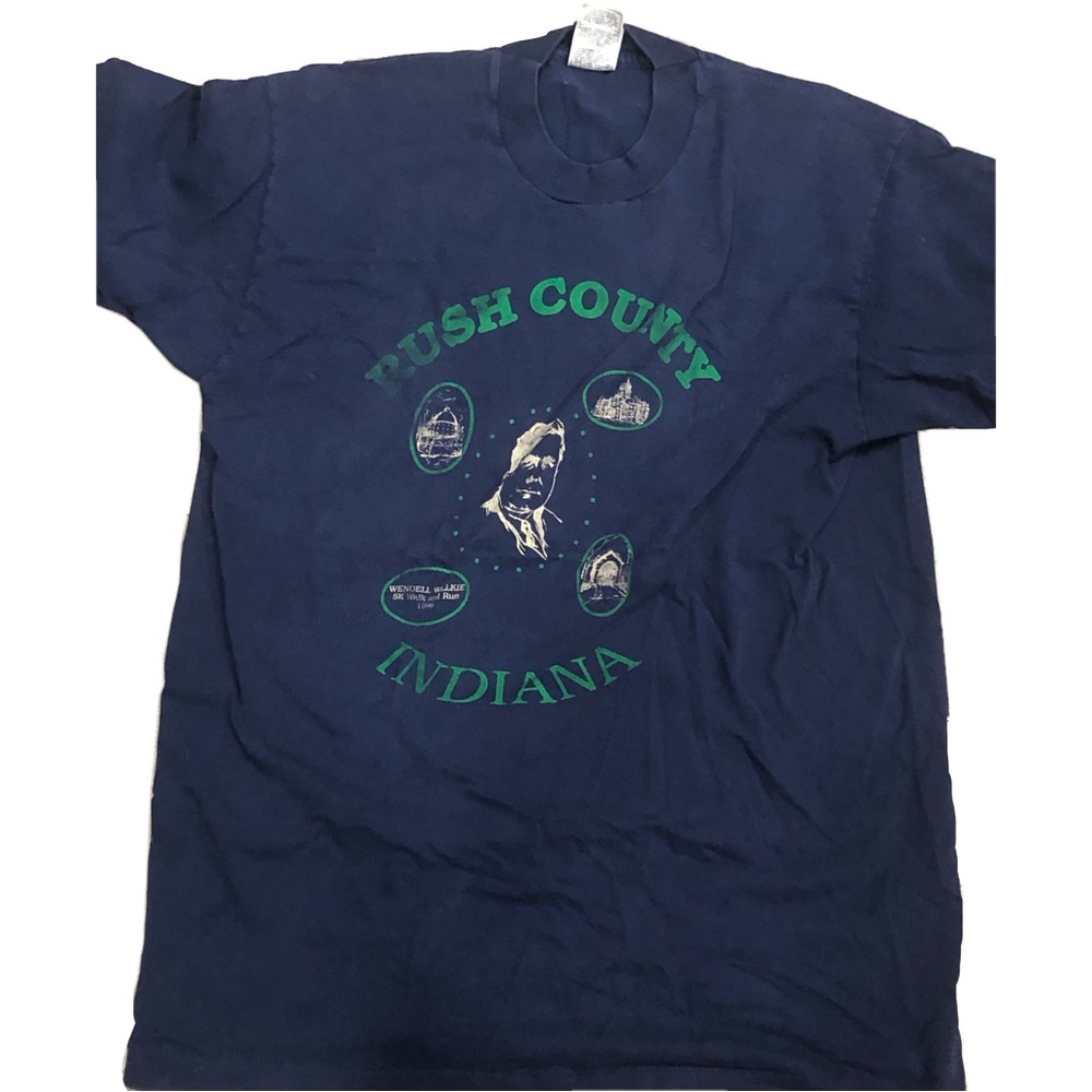 Vintage 1996 Rush County Indiana Tee